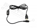USB Power Cable with On/Off Switch USB A - B Micro